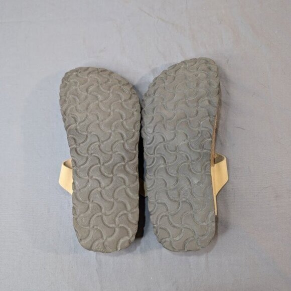 Betula by Birkenstock Tan Gizeh Foot Bed Sandals Women Size 7 - Picture 5 of 5